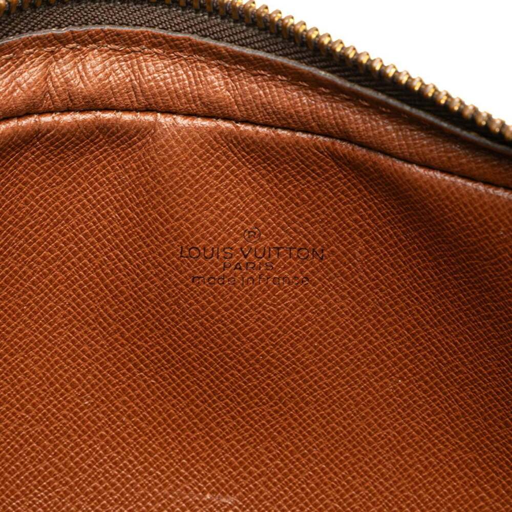 LOUIS VUITTON Authentic Brown Monogram Leather Pochette Shoulder Bag - Picture 9 of 11